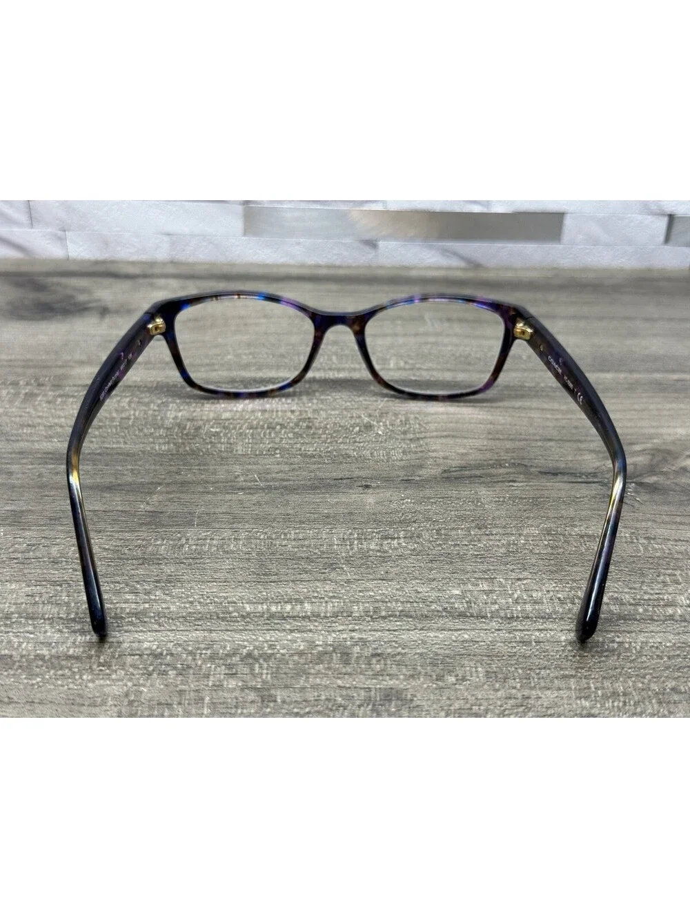 Coach Eyeglasses HC 6065 5288 Confetti Purple Designer Frames 49[]17-135